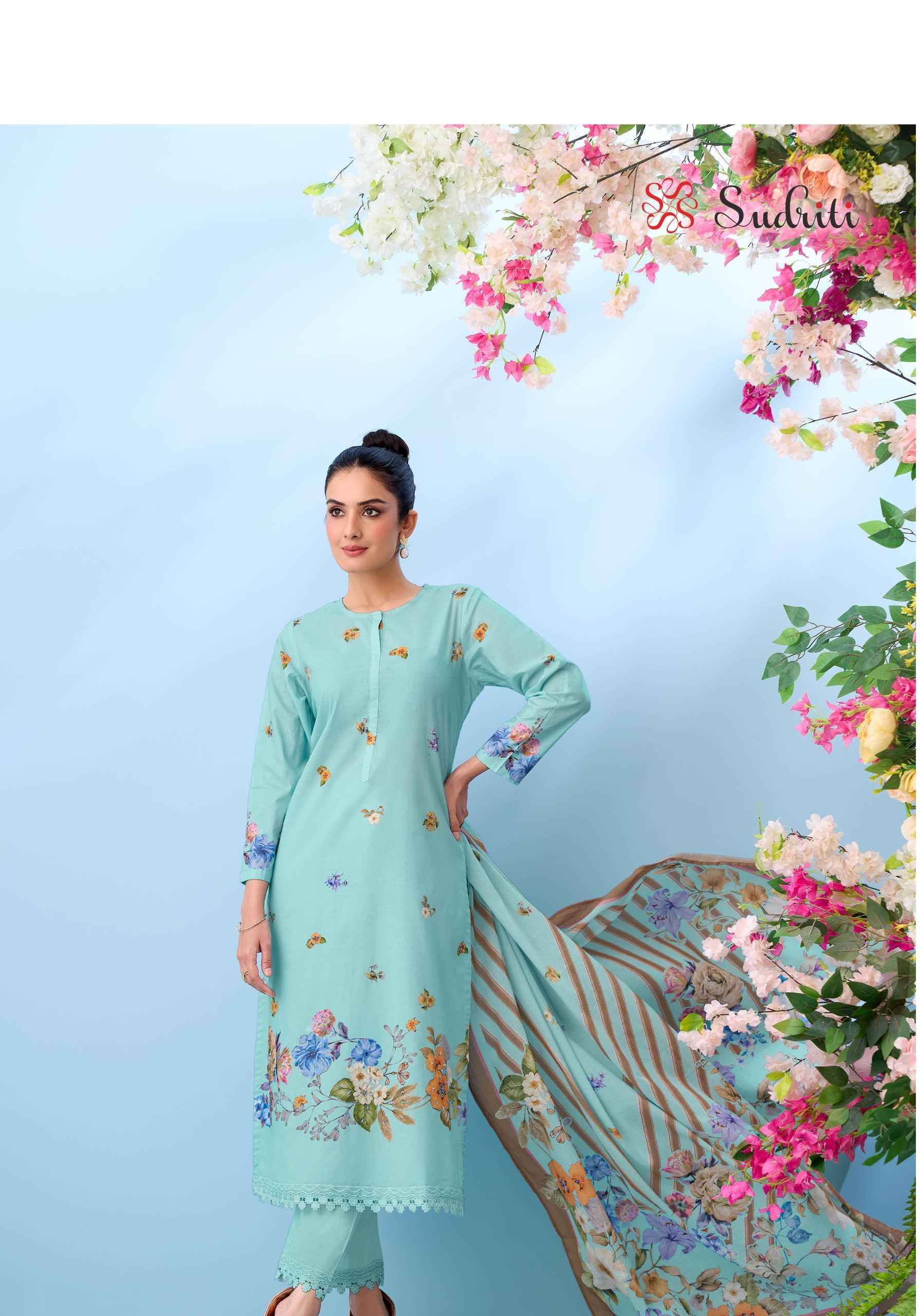 BLOOM THEORY By SUDRITI Beautiful Festive Suits Stylish Colorful Fancy Casual Wear & Ethnic Wear PURE COTTON Dresses At Wholesale Price